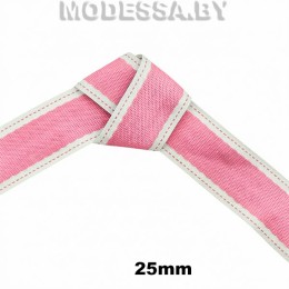 2245 Лента синт. 25мм Ц:8 Розовый 