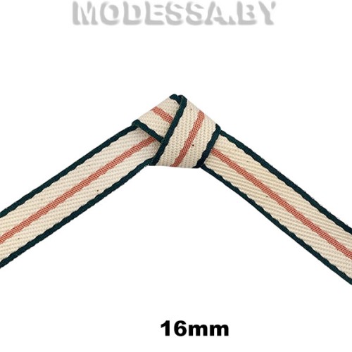 А240142 Лента 16мм Ц:42 Персиково-зелёный