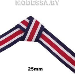 41309.38 Лента 25мм Ц:Сине-красно-белый 