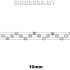 415 RS Тесьма со стразами 10мм Ц:Белый кристалл