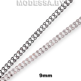 416 RS Тесьма со стразами 9мм 