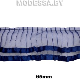 10 S Тесьма 60мм Ц:10 Синий