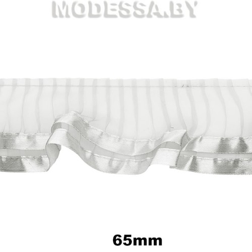 10 S Тесьма 60мм Ц:5 Белый