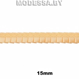 6-S Тесьма в складку 15мм Ц:Бежевый 
