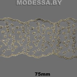 41266.17 Вышивка в ленте 75мм Ц:Золото 