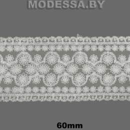 41844.22 Лента синтетич. 60мм Ц:Молочный 