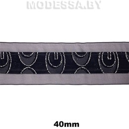0308 CYY Тесьма 40мм Ц:Чёрный 