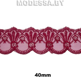 Шитьё органза 40мм Ц:15 Бордовый 