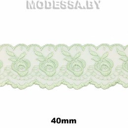 Шитьё органза 40мм Ц:6 Салатовый