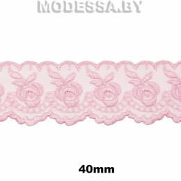 Шитьё органза 40мм Ц:7 Розовый