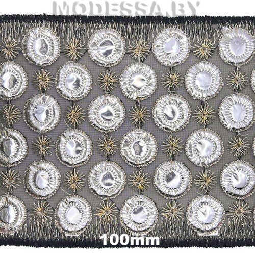 41 S Тесьма 100мм Ц:Чёрный S