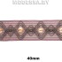 4977 CTZ Тесьма 40мм Ц:Т135 Сирень 