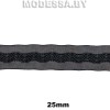 6 К Тесьма 25мм Ц:Чёрный 