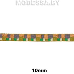 1746 Панама лента 10мм Ц:07 Горчичный
