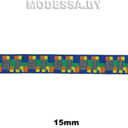 1746 Панама лента 15мм Ц:04 Синий