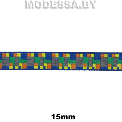 1746 Панама лента 15мм Ц:04 Синий