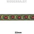 2510 Лента жаккард. 22мм Ц:Красный 