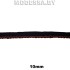 08 js Тесьма синт. 10мм Ц:1003 Чёрно-коричневый