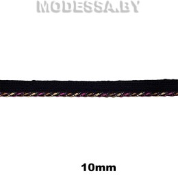 08 js Тесьма синт. 10мм Ц:1508 Разноцветный