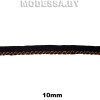 08 js Тесьма синт. 10мм Ц:28 Чёрно-рыжий