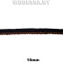 08 js Тесьма синт. 10мм Ц:28 Чёрно-рыжий