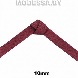 41247.6 Лента киперная 10мм Ц:032 Бордовый 