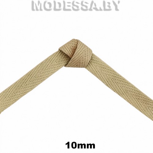 41247.6 Лента киперная 10мм Ц:067 Бежевый