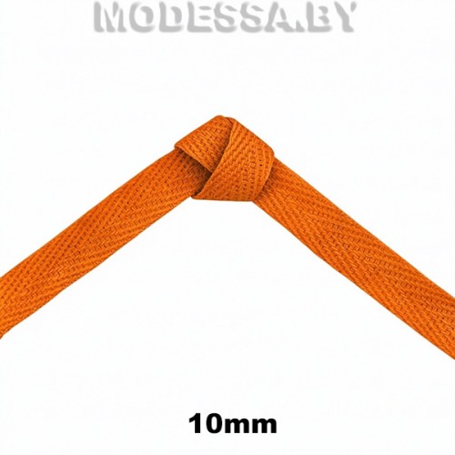 41247.6 Лента киперная 10мм Ц:070 Оранжевый
