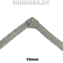 41247.6 Лента киперная 10мм Ц:076 Серый