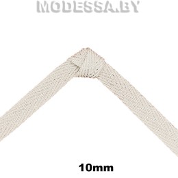 41247.6 Лента киперная 10мм Ц:078 Молочный N