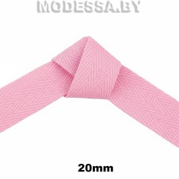 0907 CTZ Тесьма киперная 20мм Ц:Т133 Розовый