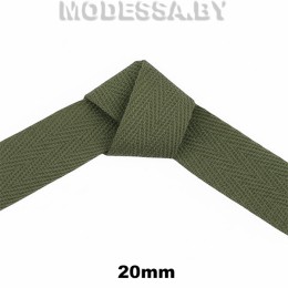 41247.12 Лента киперная 20мм Ц:027 Зелёный