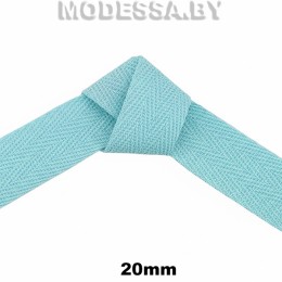 41247.12 Лента киперная 20мм Ц:029 Голубой