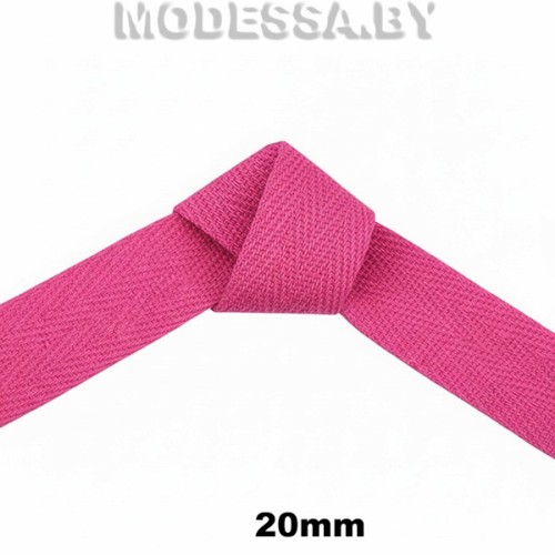 41247.12 Лента киперная 20мм Ц:044 Розовый