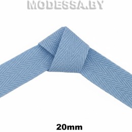41247.12 Лента киперная 20мм Ц:048 Голубой