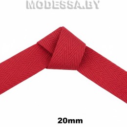 41247.12 Лента киперная 20мм Ц:066 Красный