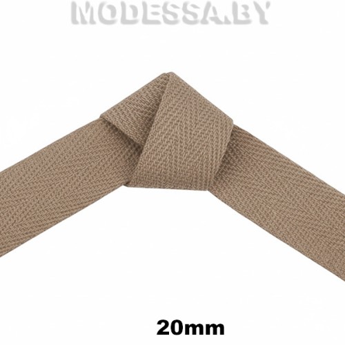 Лента киперная 20мм Ц:60 Коричневый