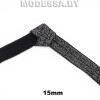 40914.25 G Косая бейка эласт. 15мм Ц:2 Чёрный