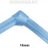 Косая бейка сатиновая 15мм Ц:9 Голубой