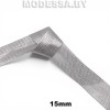 Косая бейка люрекс 15мм Ц:144 Серебро 