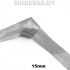 Косая бейка люрекс 15мм Ц:144 Серебро 
