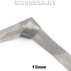 Косая бейка люрекс 15мм Ц:Silver 