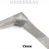 Косая бейка люрекс 15мм Ц:Silver 