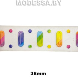 2917 CTZ Лента силик. "Овал" 38мм Ц:Прозрачный