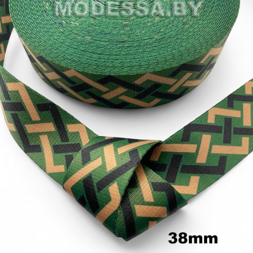 40866.11 Лента 38мм Ц:1 Зелёный