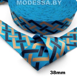 40866.11 Лента 38мм Ц:2 Голубой