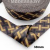 40866.11 Лента 38мм Ц:3 Коричневый