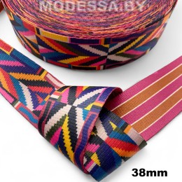 40866.112 Лента 38мм Ц:1 Разноцветный