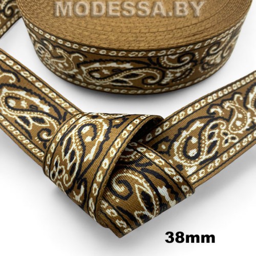 40866.113 Лента 38мм Ц:1 Коричневый