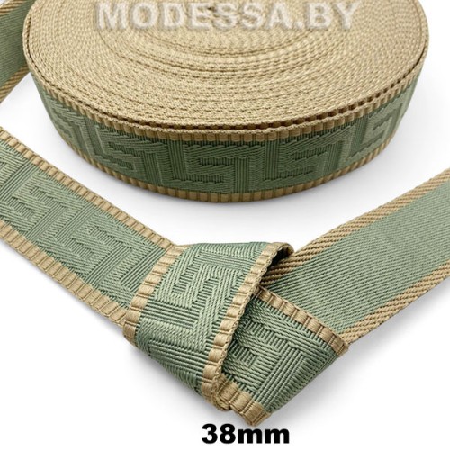 40866.12 Лента 38мм Ц:1 Зелёный